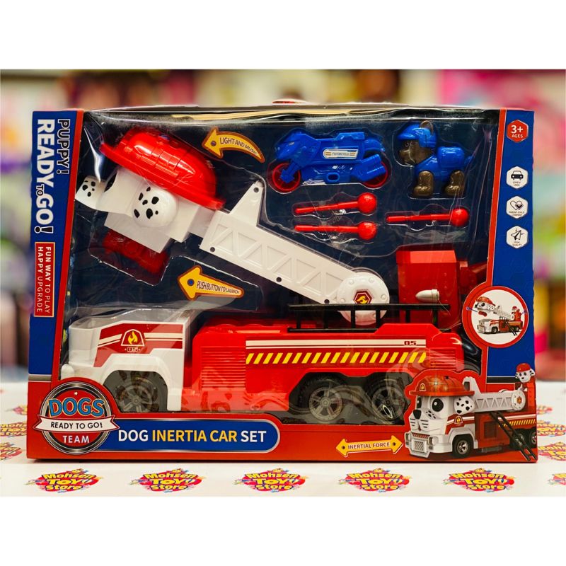 3 In 1 Paw Patrol Fire Truck- Shooter With Water Spray