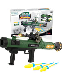 Rocket Launcher With Bullets & Lights Toy For Kids
