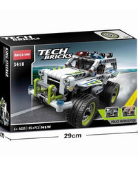 Tech Bricks Police Car Toy For Kids
