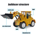 Remote Control Excavator Bulldozer Wood Grabbing Machine With Battery