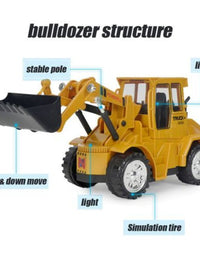 Remote Control Excavator Bulldozer Wood Grabbing Machine With Battery
