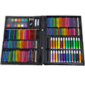 128 Piece Deluxe Art  Drawing Set for Kids  Complete Creative Kit with Case