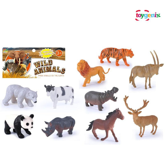 Wild 12 Animals Set For Kids