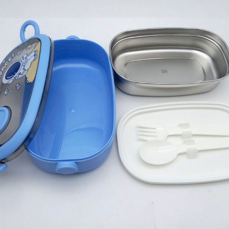 Bento Lunch Box with Spoon & Fork