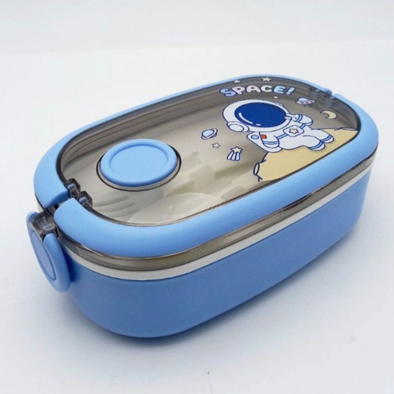 Bento Lunch Box with Spoon & Fork