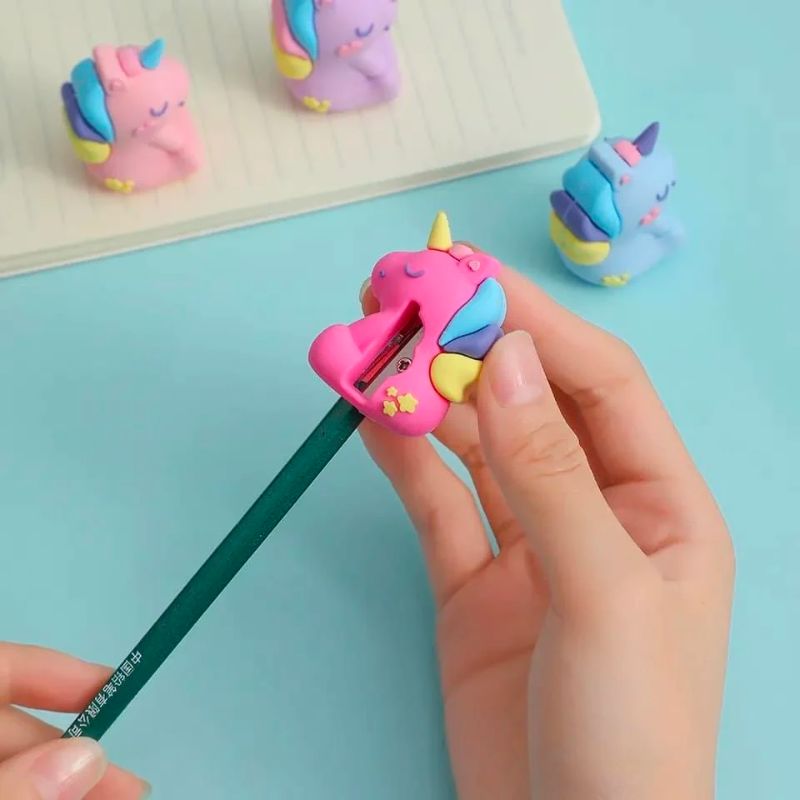 Silicon Pencil Sharpener Unicorn Soft for kids