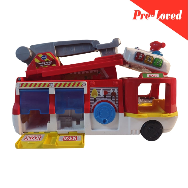 Vtech Helping Heroes Fire Station Playset Boys & Girls (Without Box) Premium Pre-loved