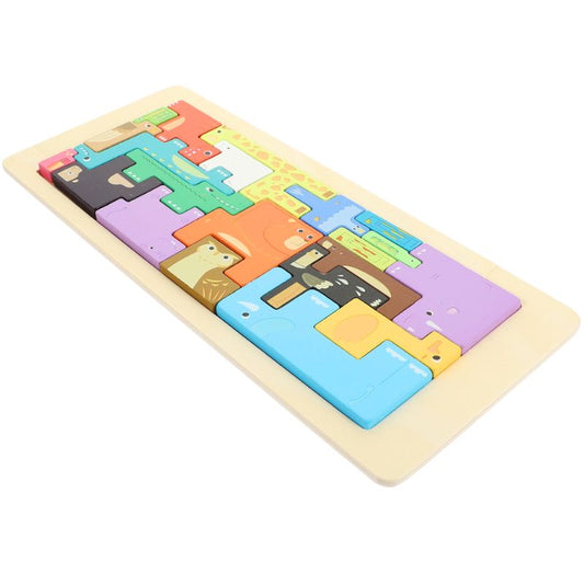 Creative 3D Wooden Animal Puzzle Fun & Entertainment