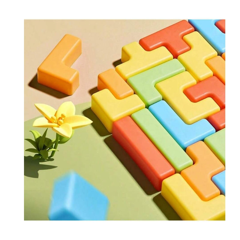 3D Russian Building Puzzle Blocks For Kids