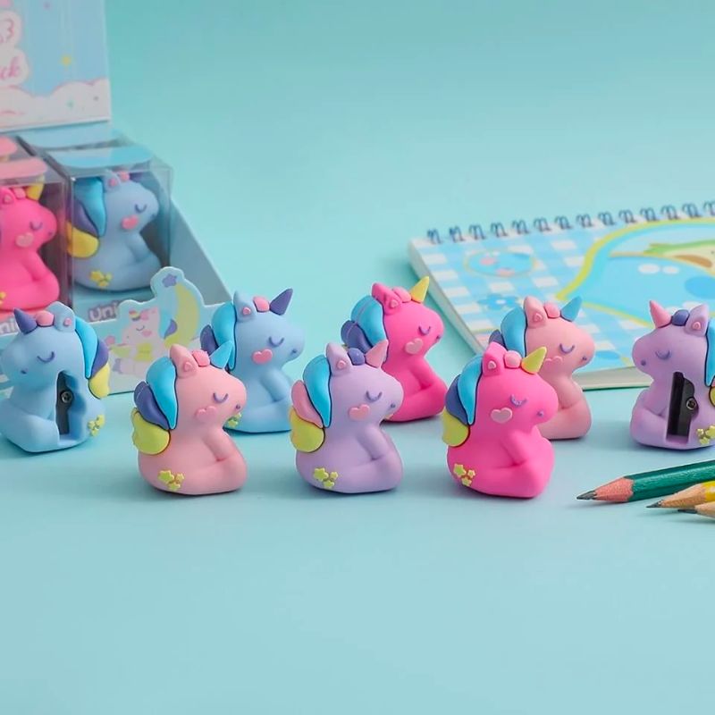 Silicon Pencil Sharpener Unicorn Soft for kids