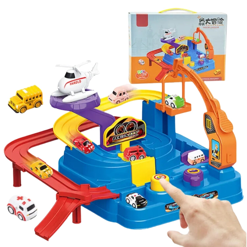 Car Racing Track Playset Toy For Kids