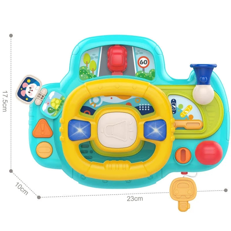 Woopie Interactive Car Steering Wheel With Sound & Lights