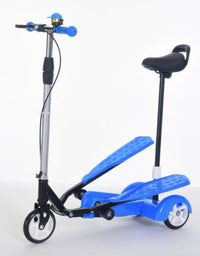 3 Wheels Folding Dual Pedals Scooty Wings Scooty With Seat For Kids
