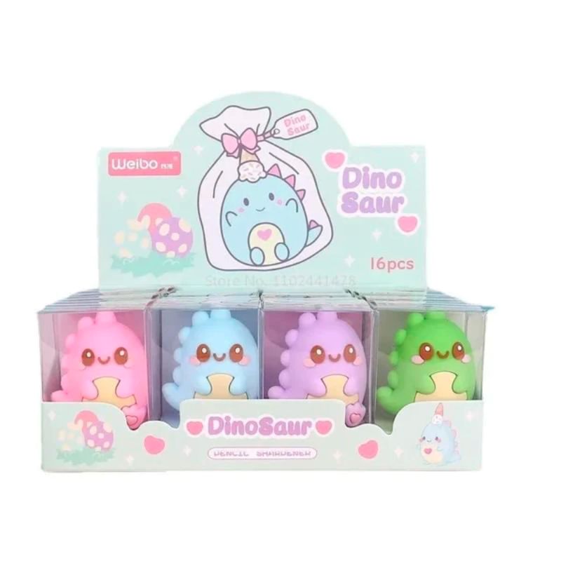 Dino Silicon Soft  Pencil Sharpener for kids