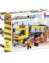 Block Construction Crew Truck For Kids
