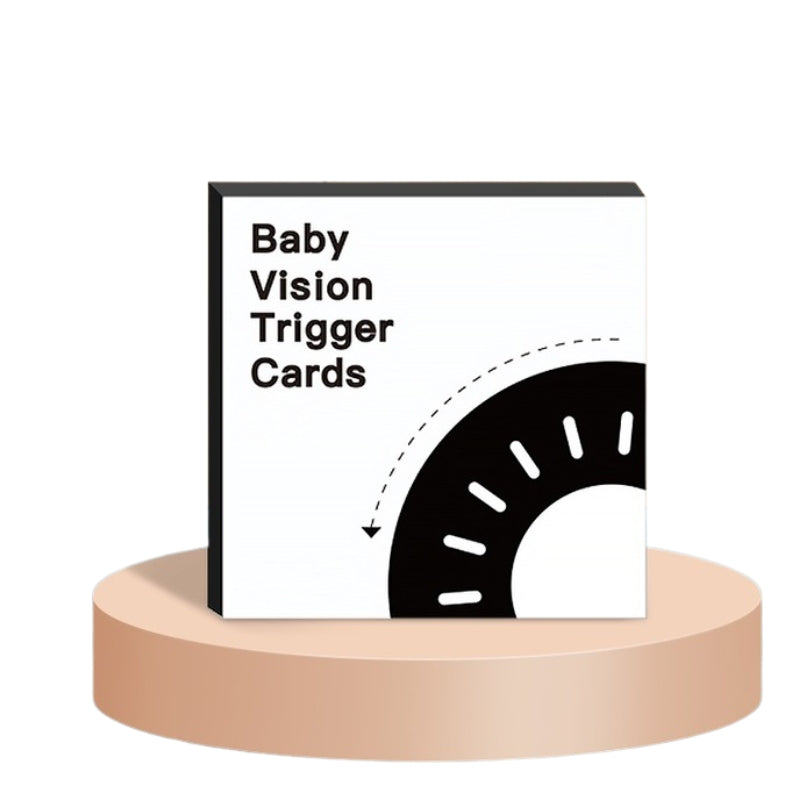 Baby Vision Trigger Flash Cards - High-Contrast Sensory Stimulation Set