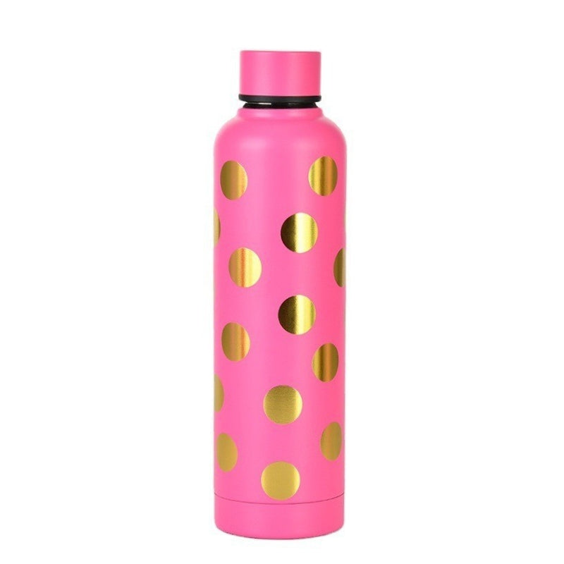 Spottie Dottie Metal Water Bottle For Girls (HVB-057)