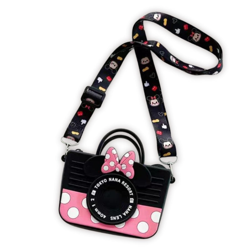 Adorable Camera-Shaped Mini Crossbody Bag for Kids – Stylish & Fun Design