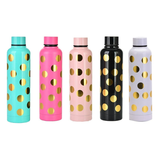 Spottie Dottie Metal Water Bottle For Girls (HVB-057)