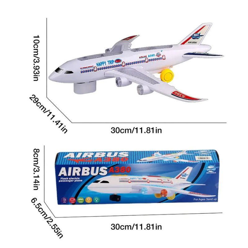 Battery Operated Airbus With Light And Music