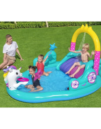 Bestway - Magical Unicorn Play Pool For Kids (9'x6'6x54) (53097)
