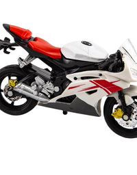 Yahama R6 Die-Cast Alloy Bike Toy For Kids (White)
