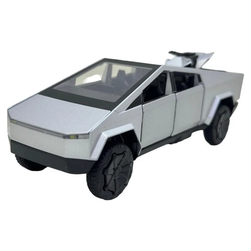 Premium Diecast Tesla Cybertruck Electric Pickup Toy Car with Pull-Back Action(6PCS)