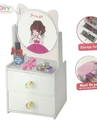 DIY Dressing Table Activity Toy Set For Girls (21 Pcs)
