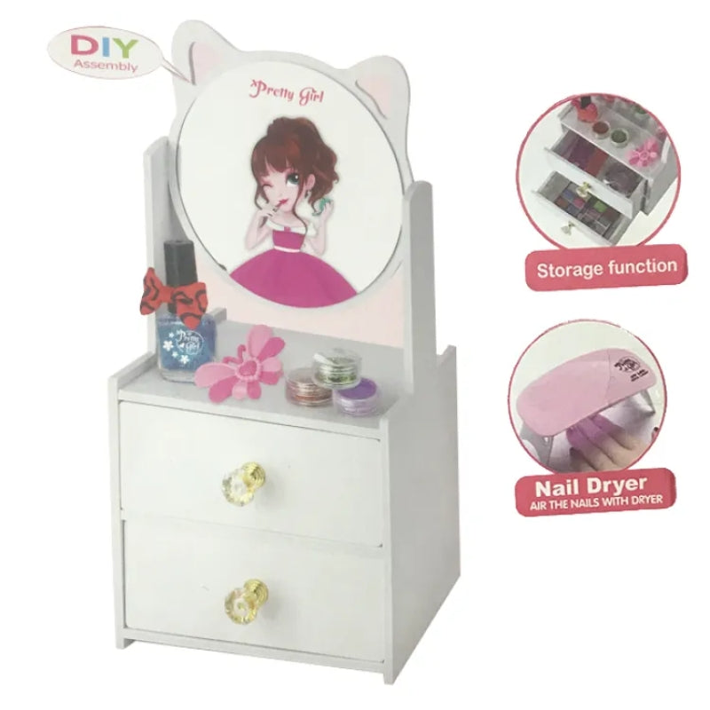 DIY Dressing Table Activity Toy Set For Girls (21 Pcs)