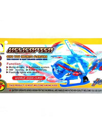 Electric Helicopter With Lights And Sound Toy For Kids
