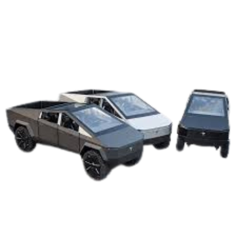 Premium Diecast Tesla Cybertruck Electric Pickup Toy Car with Pull-Back Action(6PCS)