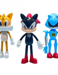 Sonic The Hedgehog Action Figure 6 Pcs Set For Kids
