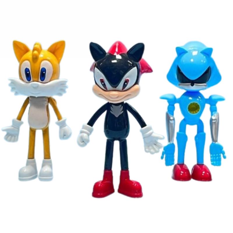 Sonic The Hedgehog Action Figure 6 Pcs Set For Kids