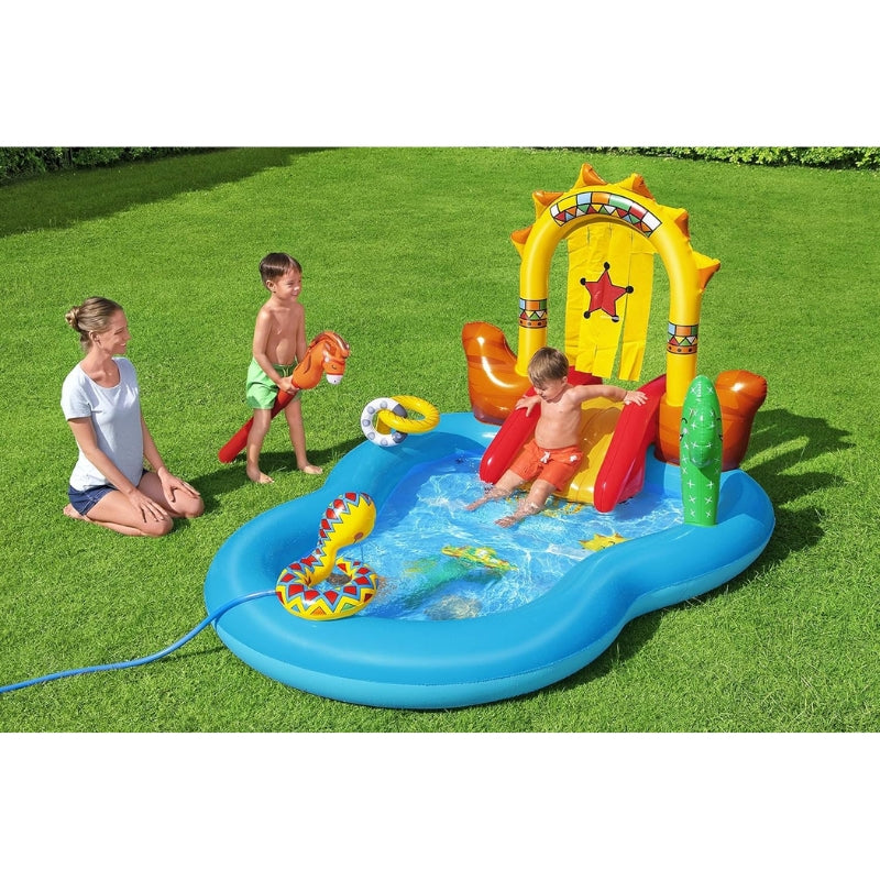 Bestway - Air Inflatable Play Pool For Kids (8'8x6'2x55) (53118)