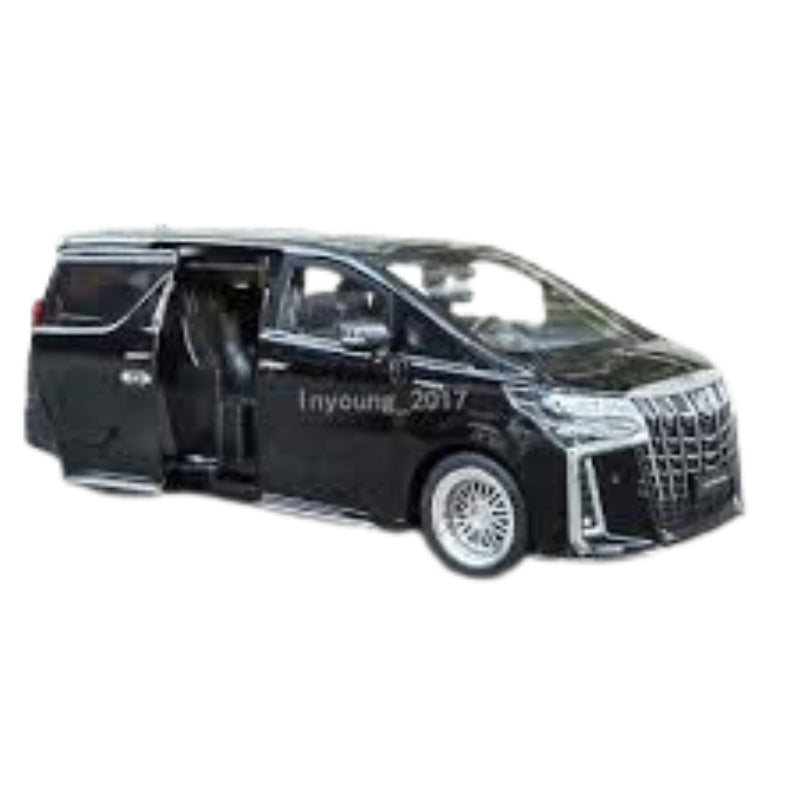 Premium Diecast Toyota Alphard Luxury MPV Toy Car with Lights(6PCS)