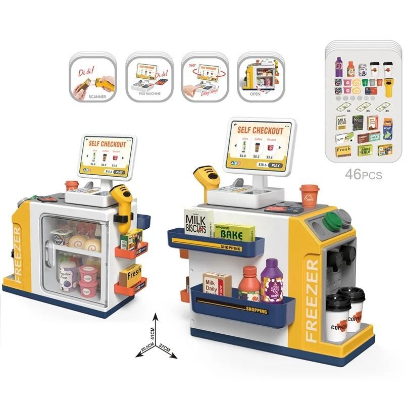 Tiny Shopkeeper Delight - Mini Supermarket Pretend Play Set