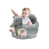 Grey Elephant Baby Seater Soft Inflatable Baby Support Seat
