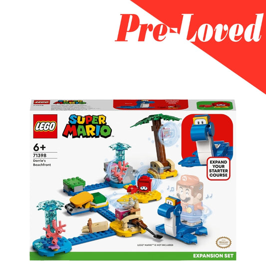 LEGO Super Mario Dorrie’s Beachfront Expansion Set 71398 Building Kit; Collectible Toy for Kids Aged 6 and up (229 Pieces)