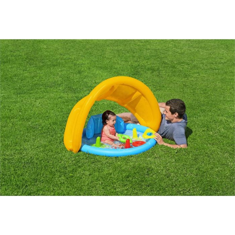 Bestway - Lil' SeaShapes Shaded Baby Pool For Kids (45x35x30) (52568)