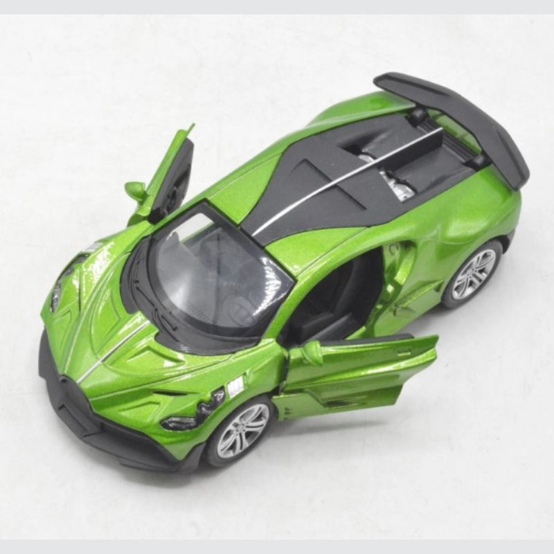 1:28 Diecast Alloy Car With Music And Lights