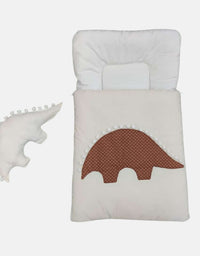 Stegosaurus Baby Carry Nest With Pillow (Brown)
