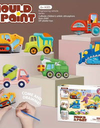 DIY Engineering Vehicle Mould And Paint For Kids
