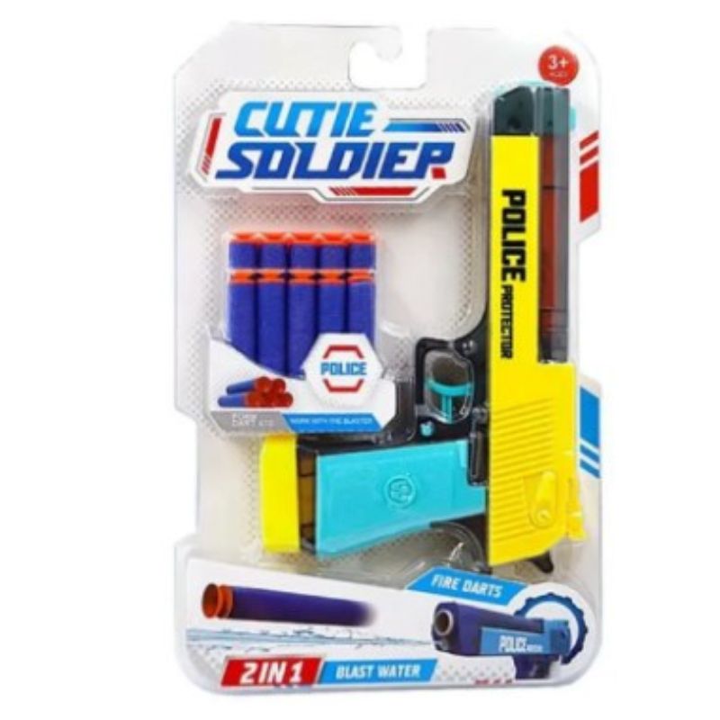 Water Blaster And Darts Shooter Toy Gun