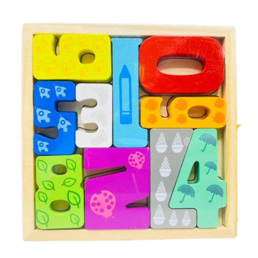 Wooden Building Puzzle for Kids