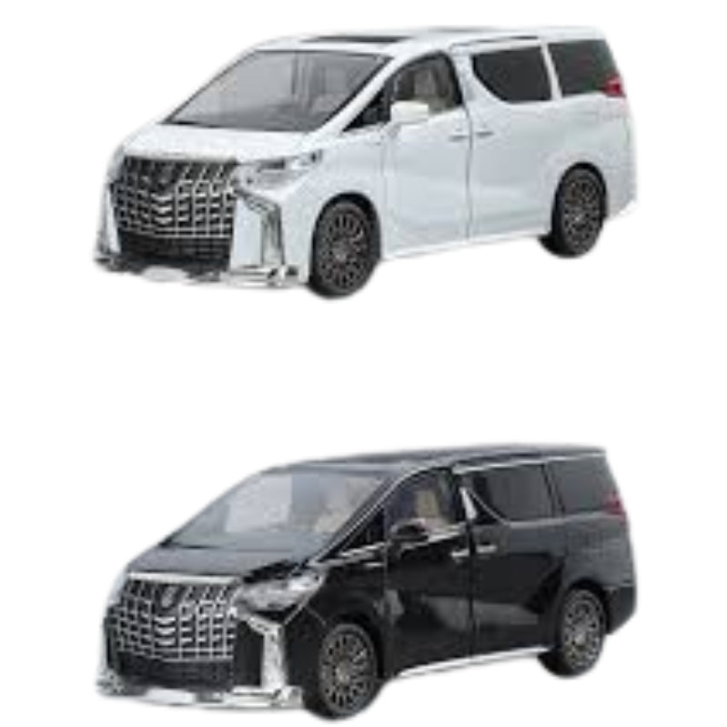 Premium Diecast Toyota Alphard Luxury MPV Toy Car with Lights(6PCS)