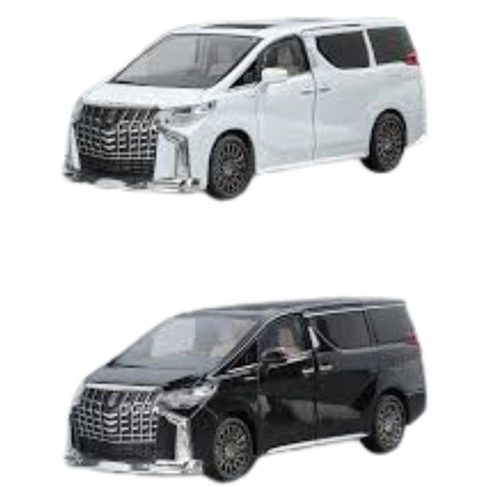 Premium Diecast Toyota Alphard Luxury MPV Toy Car with Lights(6PCS)