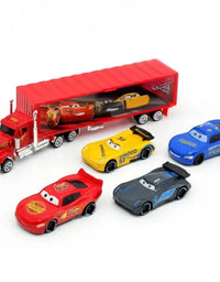 Truck With Lightning McQueen Cars Toy For Kids
