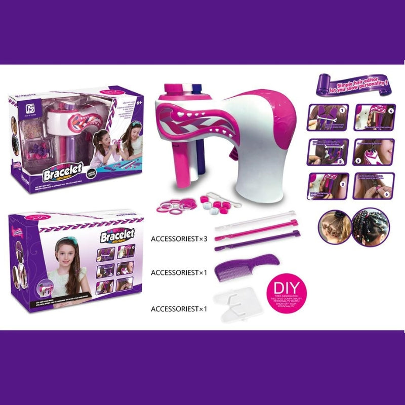 Automatic Hair Braider for Girls Braid Weaving Machine