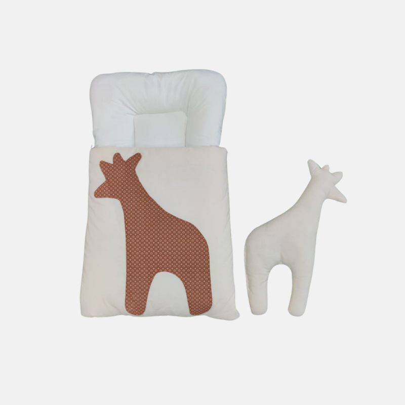 Giraffe Baby Carry Nest With Pillow (White)