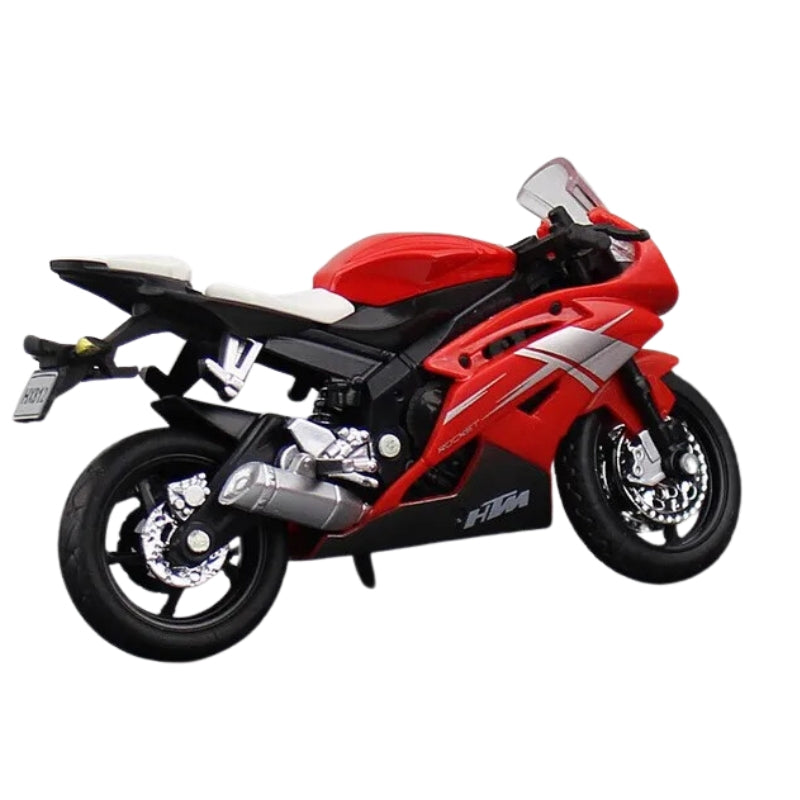 Yamaha R6 Die-Cast Alloy Bike Toy For Kids (Red)